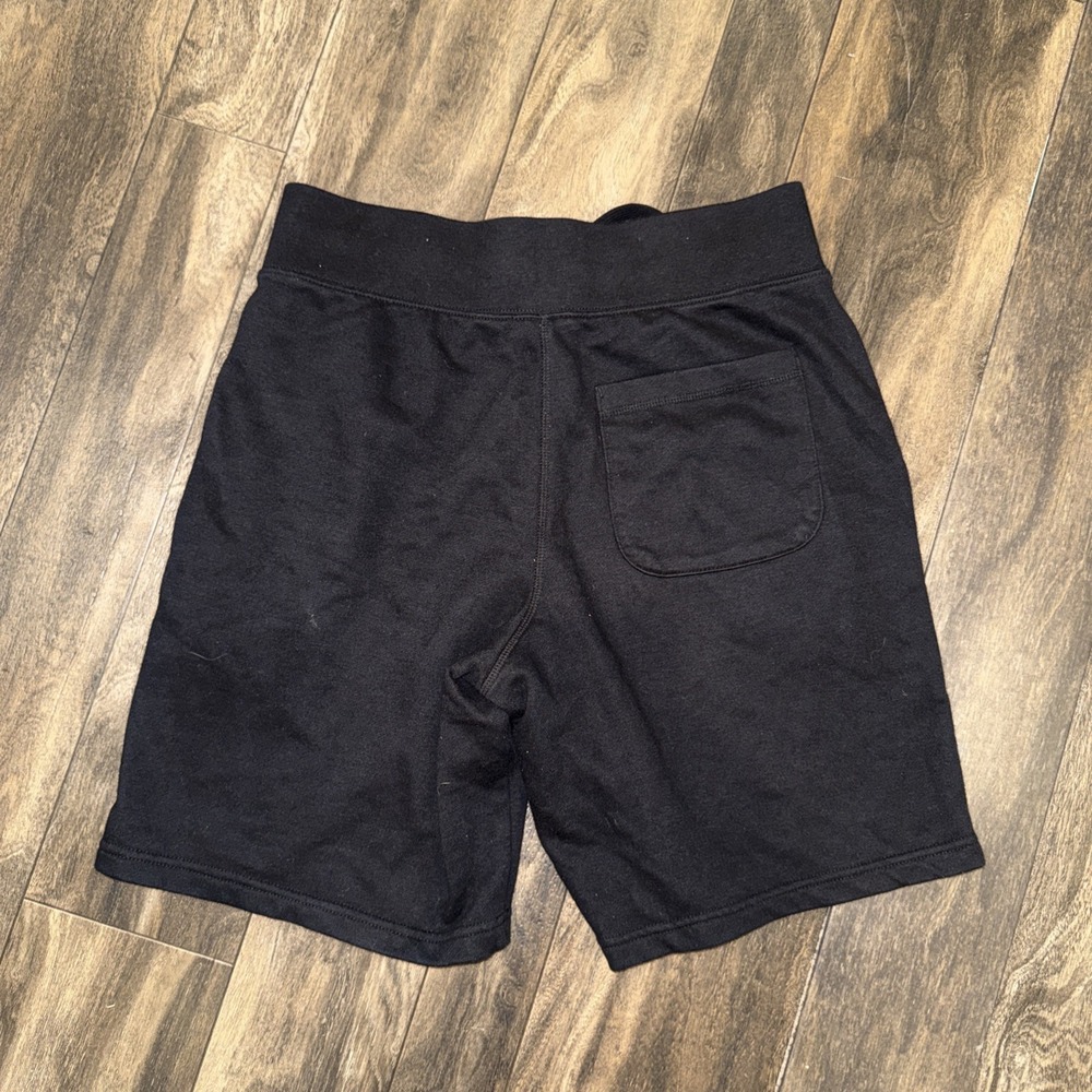 Champion Fleece Shorts Athleticwear Black Drawstring Pockets Men's Size M - Picture 5 of 7